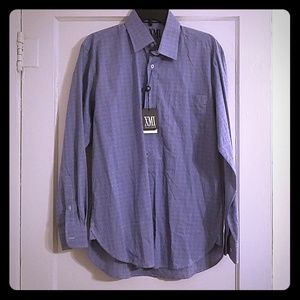 NWT Mens XMI Platinum dress shirt